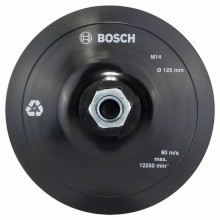 BOSCH Talíř se suchým zipem; 125 mm, 12 250 ot/min 2608601077