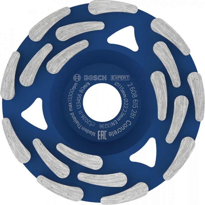 BOSCH Diamantový hrncový kotouč EXPERT Concrete 115 × 22,23 × 5 mm 2608615281