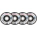 BOSCH Sada lamelových brusných kotoučů X451, 125×22,23 mm,G40; 60; 80; 120, T29 2608626160