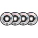 BOSCH Sada lamelových brusných kotoučů X451, 125×22,23 mm,G40; 60; 80; 120, T29 2608626160