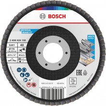 BOSCH Lamelový brusný kotouč X451, 115 × 22,23 mm, G40, T27, 15 ks 2608626171