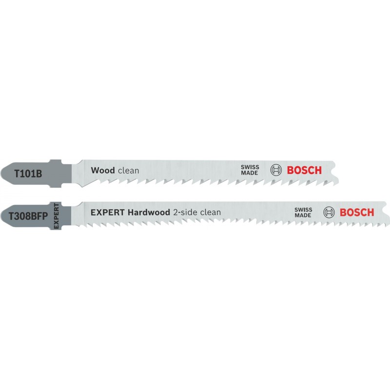 BOSCH Pilové plátky pro přímočaré pily T101B a EXPERT Hardwood 2-side clean T30 2608665462