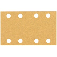 BOSCH Brusné papíry EXPERT C470 s 8 otvory pro vibrační brusky 80 × 133 mm, P80, 10 ks 2608900879