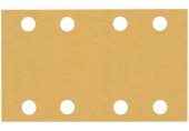 BOSCH Brusné papíry EXPERT C470 s 8 otvory pro vibrační brusky 80 × 133 mm, P180, 10 ks 2608900882