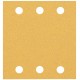 BOSCH Brusný papír EXPERT C470 se 6 otvory pro vibrační brusky 115 × 107 mm, G 80, 10 ks 2608900892