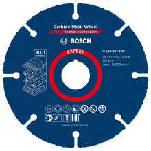 BOSCH Řezné kotouče EXPERT Carbide Multi Wheel 115 mm, 22,23 mm 2608901188