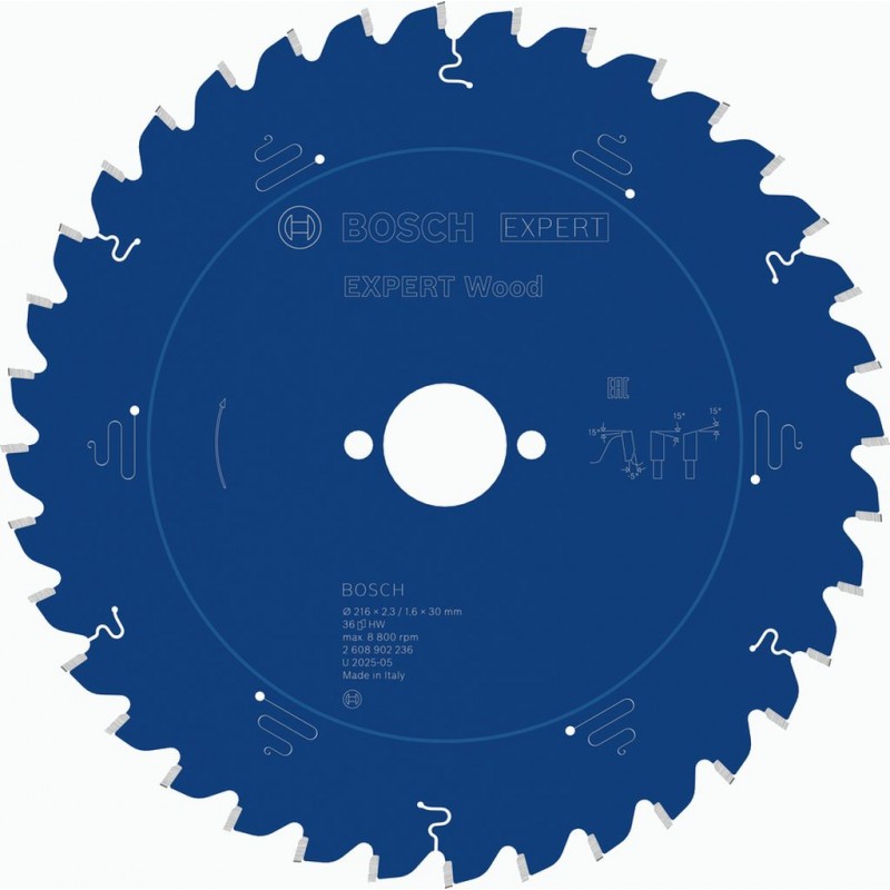 BOSCH EXPERT Wood Pilový kotouč, 216 × 2,3/1,6 × 30 mm, T36 2608902236 BOSCH EXPERT Wood Pilový kotouč, 216 × 2,3/1,6 × 30 mm, T36 2608902236