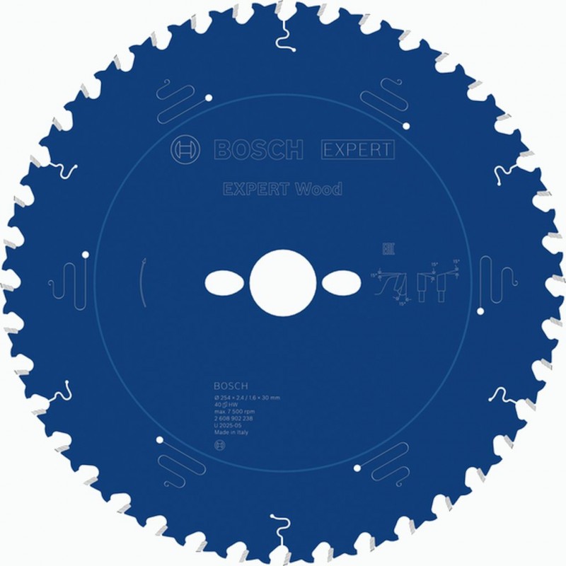 BOSCH EXPERT Wood Pilový kotouč, 254 × 2,4/1,6 × 30 mm, T40 2608902238