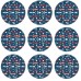 BOSCH 9dílná sada brusných kotoučů EXPERT O780 s fólií, 150 mm, G80 (3×); G120 (3×); G180 (3×) 2608902448