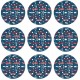 BOSCH 9dílná sada brusných kotoučů EXPERT O780 s fólií, 150 mm, G80 (3×); G120 (3×); G180 (3×) 2608902448