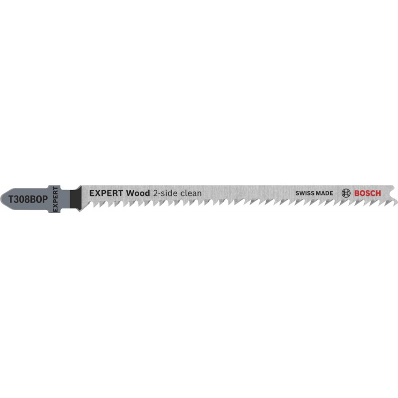 BOSCH Pilový plátek pro přímočaré pily EXPERT Wood 2-side clean T308BOP, 2 ks 2608902483