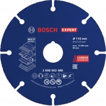 BOSCH Řezací kotouče EXPERT Carbide Multi Wheel 115 mm, 22,23 mm 2608902488