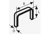 BOSCH Sponky do sponkovačky z plochého drátu, typ 52, 12,3 x 1,25 x 8mm 2609200205