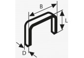 BOSCH Sponky do sponkovačky z plochého drátu, typ 52, 12,3 x 1,25 x 12mm 2609200205