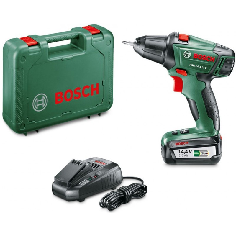 BOSCH PSR 14,4 LI-2 Akumulátorový vrtací šroubovák 060397340N BOSCH PSR 14,4 LI-2 Akumulátorový vrtací šroubovák 060397340N
