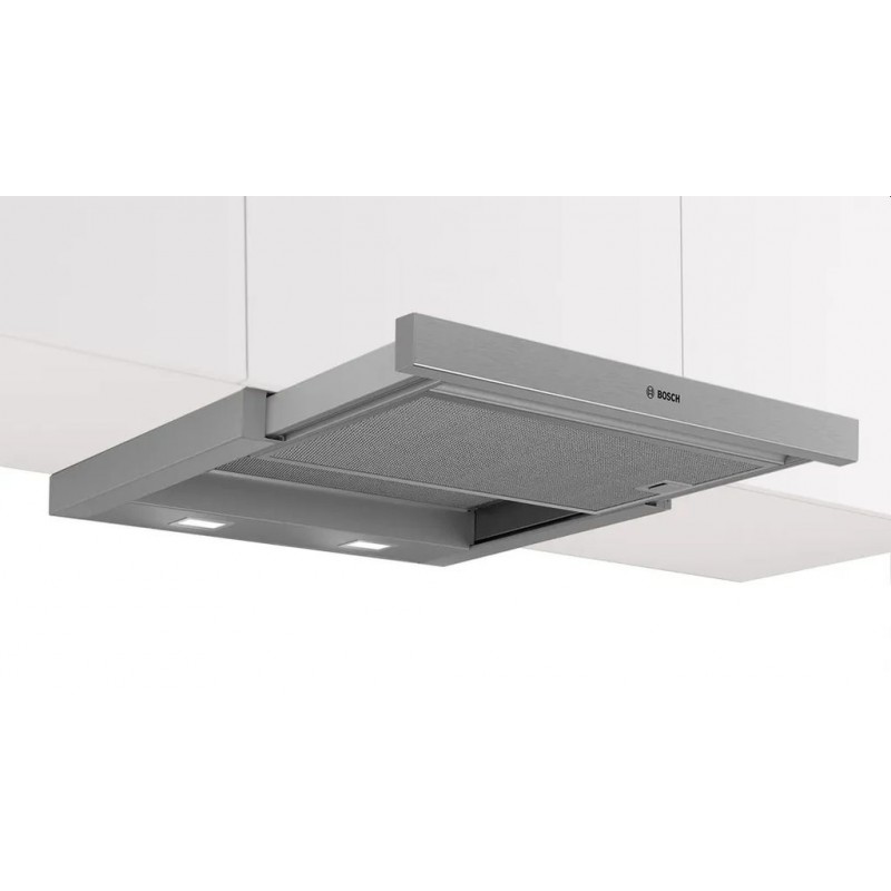 Bosch Serie 4 Teleskopický odsavač par 60 cm Stříbrná metalíza DFS067A51 Bosch Serie 4 Teleskopický odsavač par 60 cm Stříbrná metalíza DFS067A51
