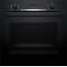 Bosch Serie 4 Vestavná trouba s přídavnou párou 60 x 60 cm černá HQA534BB3