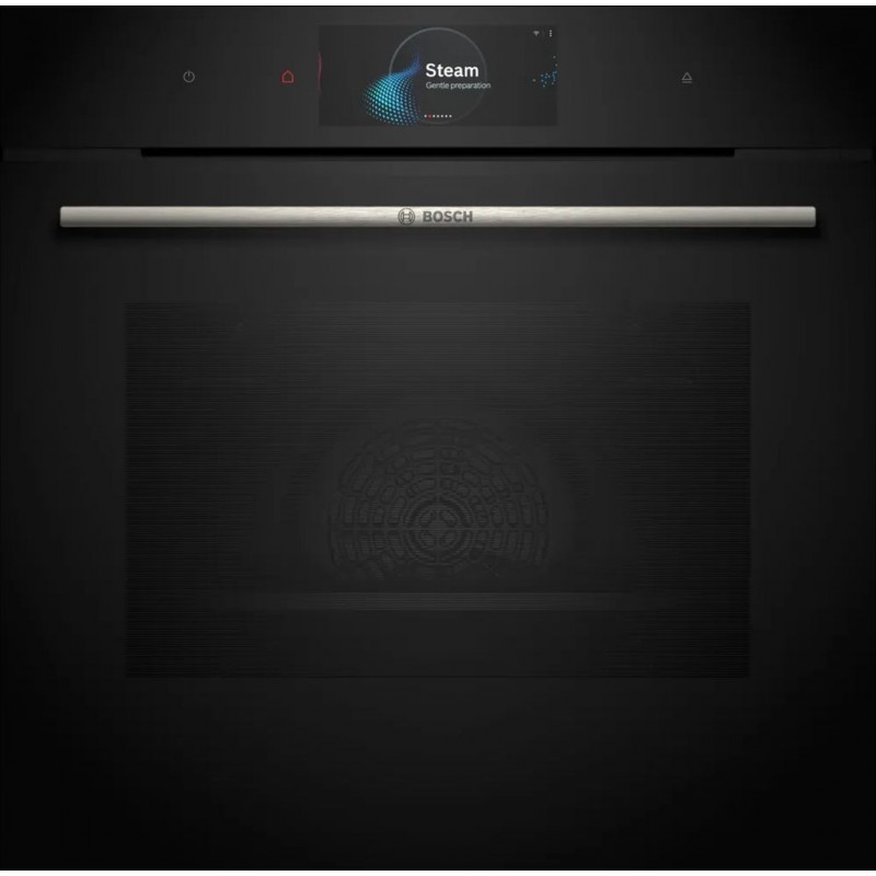 Bosch Serie 8 Vestavná trouba s přídavnou párou 60 x 60 cm Černá HRG7784B1