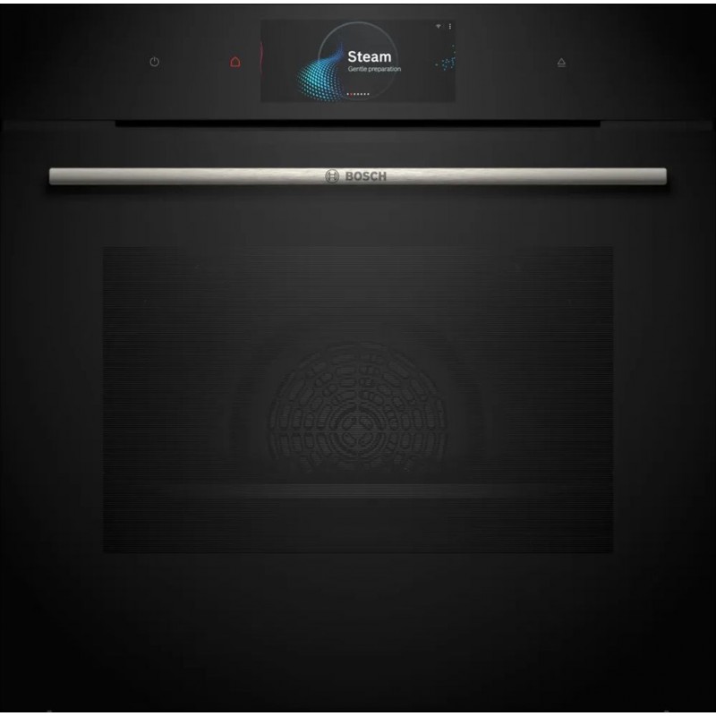 Bosch Serie 8 Vestavná kombinovaná parní trouba 60 x 60 cm černá HSG7584B1