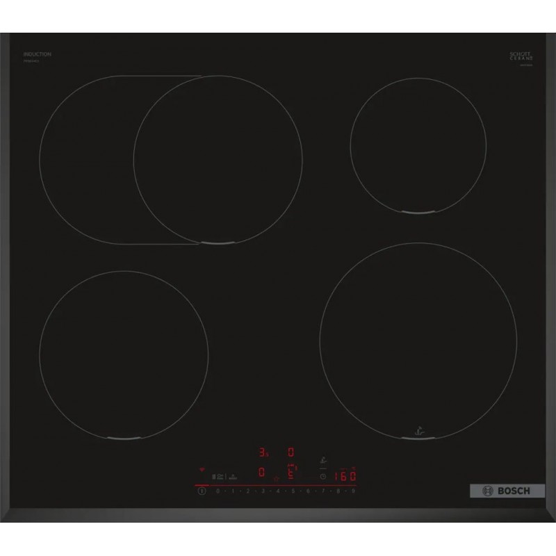 Bosch Serie 6 Indukční varná deska 60 cm, instalace na prac. desku, bez rámečku PIF651HC1E Bosch Serie 6 Indukční varná deska 60 cm, instalace na prac. desku, bez rámečku PIF651HC1E