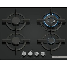 Bosch Serie 6 Plynová varná deska 60 cm Tvrzené sklo, černá PPH6A6I10