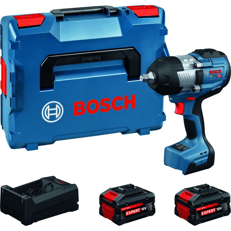 BOSCH GDS18V-1400 PROFESSIONAL Akumulátorový rázový utahovák, 2x5,5Ah, L-BOXX 06019R5002