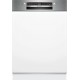 Bosch Serie 2 Částečně vestavná myčka nádobí 60 cm Nerez SMI2HVS06E