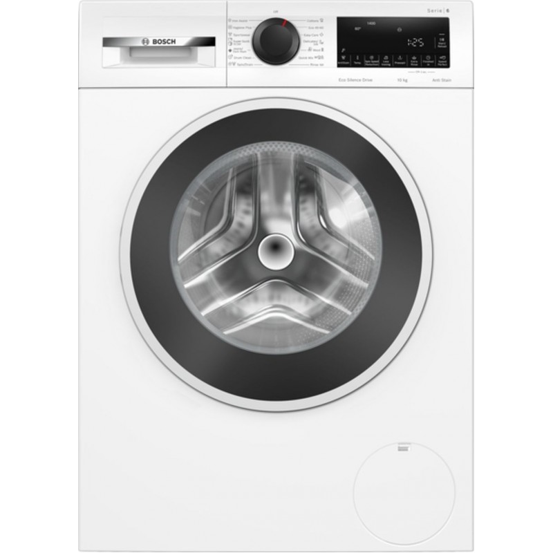 Bosch Serie 6, Předem plněná pračka, 10 kg, 1400 otáček za minutu, bílá WGG2540NBY Bosch Serie 6, Předem plněná pračka, 10 kg, 1400 otáček za minutu, bílá WGG2540NBY