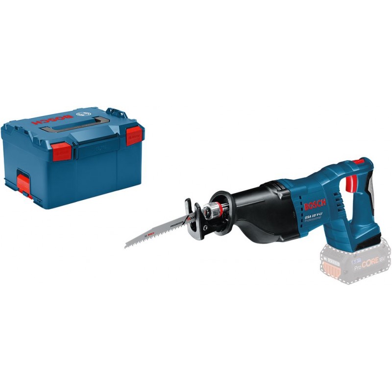 BOSCH GSA 18V-LI Akumulátorová pila ocaska, L-Boxx 238 060164J007 BOSCH GSA 18V-LI Akumulátorová pila ocaska, L-Boxx 238 060164J007