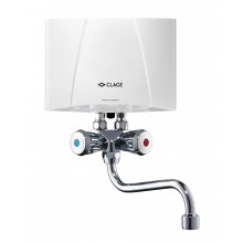 CLAGE M4 SMB Průtokový ohřívač vody 4,4 kW 230 V + kohoutková armatura 1500-17104