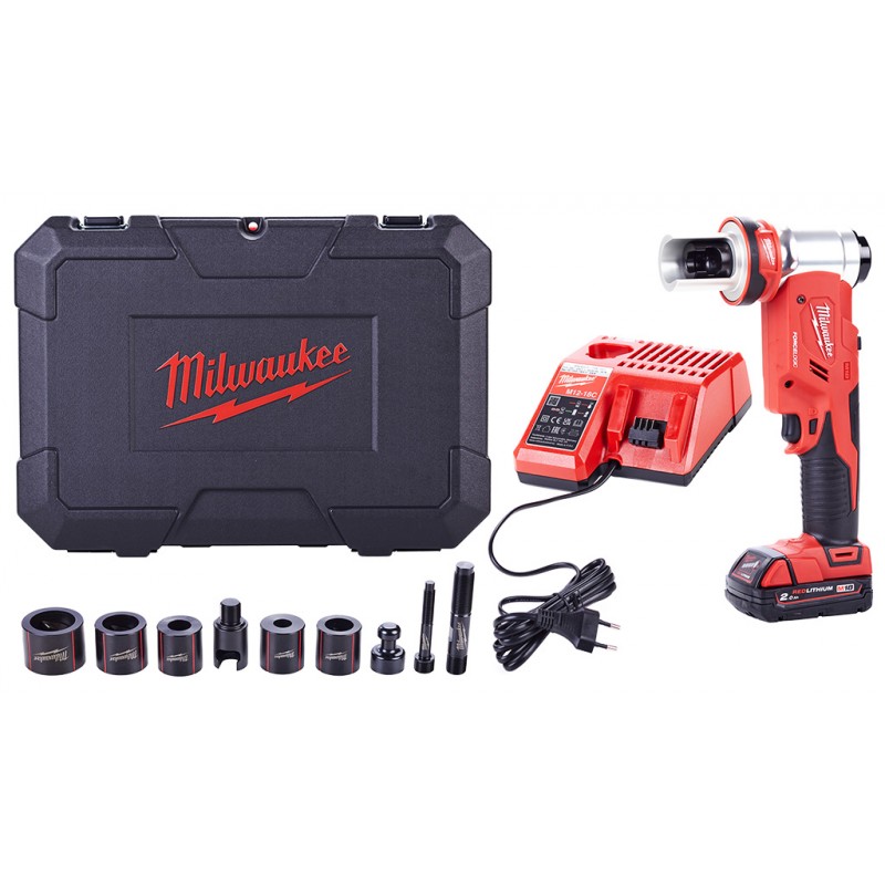Milwaukee M18 HKP-201CA Aku hydraulický děrovač (18V/1x2.0 Ah) 4933451204