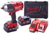 Milwaukee M18 FHIWP12-502X Aku rázový utahovák 2x5.0 Ah, HD Box 4933459693