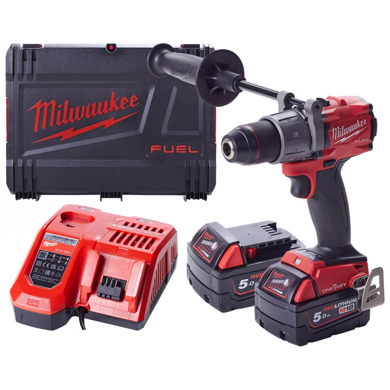 Milwaukee M18 ONEDD2-502X Aku vrtací šroubovák, 2x5.0 Ah, HD Box 4933464525 Milwaukee M18 ONEDD2-502X Aku vrtací šroubovák, 2x5.0 Ah, HD Box 4933464525