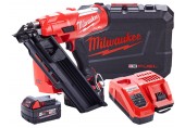 Milwaukee M18 FFN-502C Aku hřebíkovačka 2x5.0 Ah, Kufr 4933471404