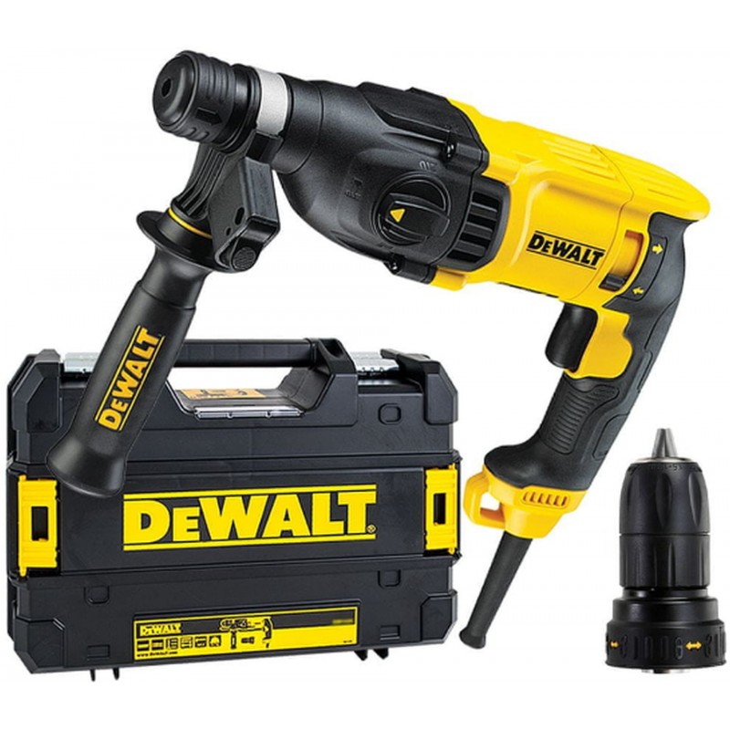 DeWALT D25134K Kombinované vrtací kladivo SDS Plus + sklíčidlo (2,8J/800W) kufr