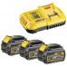 DeWALT DCB118T3 Sada XR FlexVolt 54V nabíječka DCB118 + 18V 3x6,0Ah