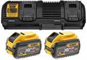 DeWALT DCB132X2 Sada XR FlexVolt nabíječka DCB132 + 54V 2x9,0Ah