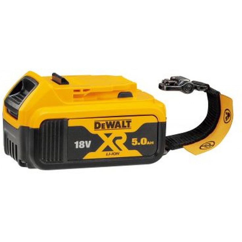 DeWALT DCB184LR Zásuvný akumulátor s hákem pro práci ve výškách XR 18V 5,0 Ah Li-Ion