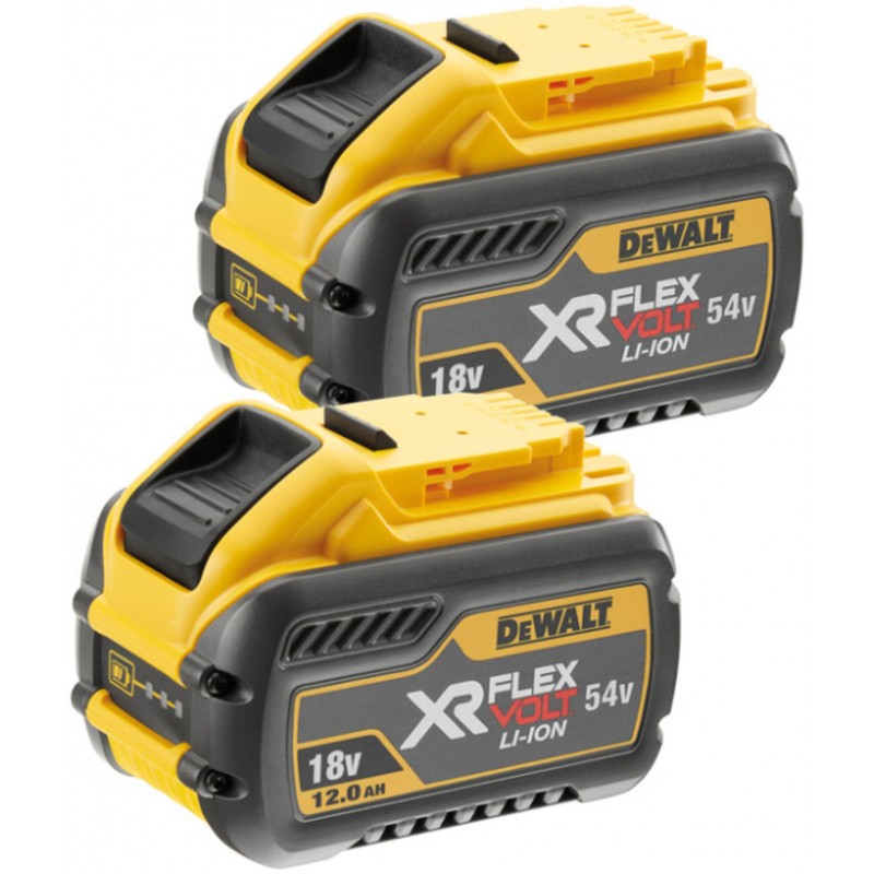 DeWALT DCB548Y2 Set 2x Akumulátor FlexVolt XR (4,0Ah/12,0Ah/54V/18V) DeWALT DCB548Y2 Set 2x Akumulátor FlexVolt XR (4,0Ah/12,0Ah/54V/18V)