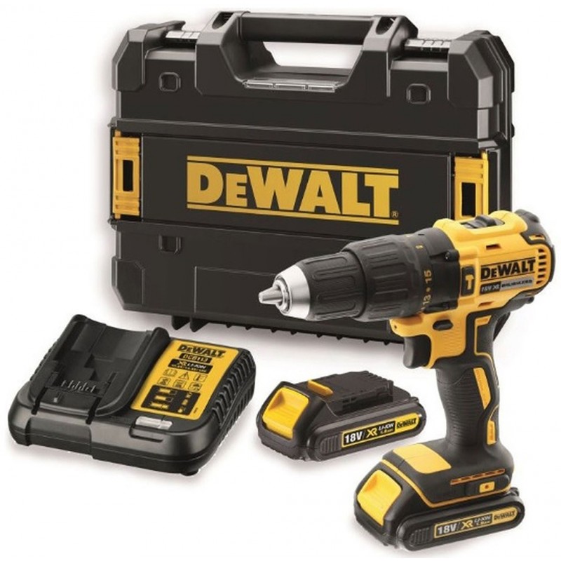 DeWALT DCD778S2T Aku příklepová vrtačka / šroubovák 65Nm XR (18V/2x1,5Ah) Tstak kufr DeWALT DCD778S2T Aku příklepová vrtačka / šroubovák 65Nm XR (18V/2x1,5Ah) Tstak kufr