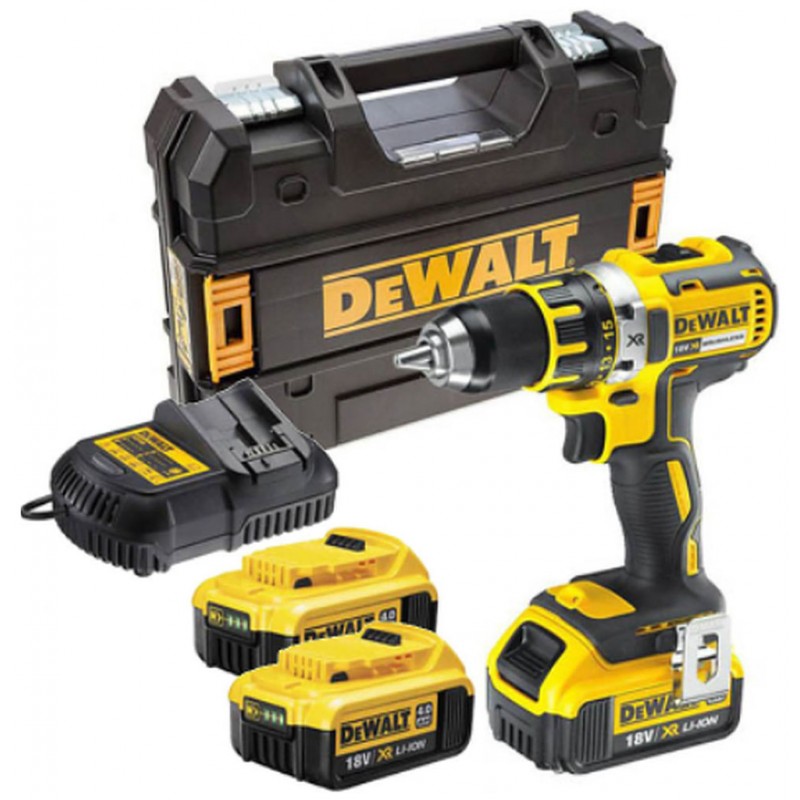 DeWALT DCD790M3 Aku bezuhlíkový vrtací šroubovák (60Nm/18V/3x4,0Ah) kufr Tstak DeWALT DCD790M3 Aku bezuhlíkový vrtací šroubovák (60Nm/18V/3x4,0Ah) kufr Tstak