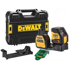 DeWALT DCE088NG18 Laser samonivelační kříž, zelený paprsek 18V - pouze tělo, kufr TStak