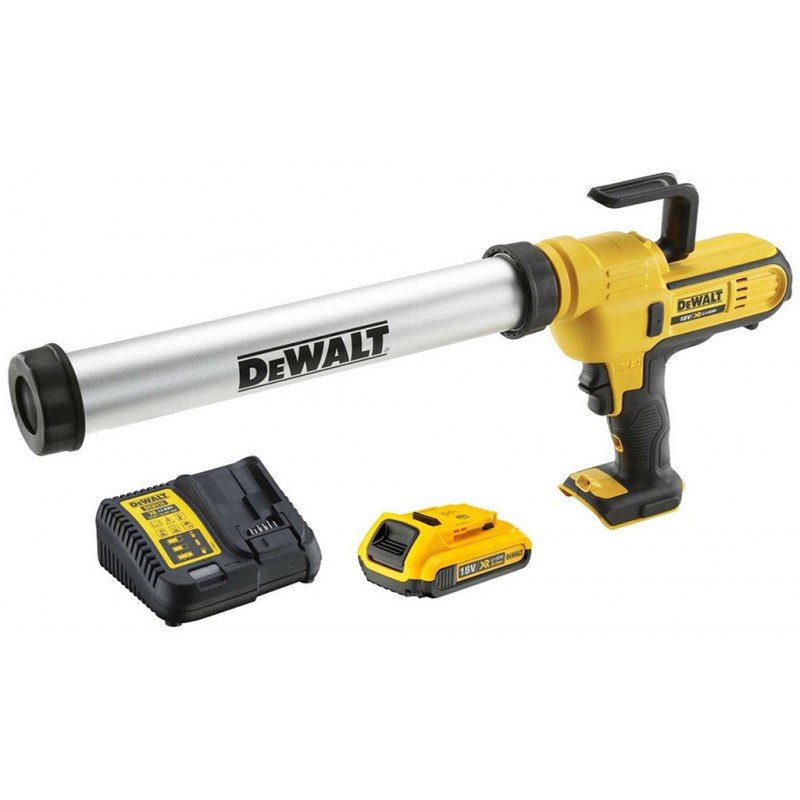 DeWALT DCE580D1 Aku vytlačovací pistole 600ml, 18V, XR Li-Ion 1x aku 2,0 Ah DeWALT DCE580D1 Aku vytlačovací pistole 600ml, 18V, XR Li-Ion 1x aku 2,0 Ah
