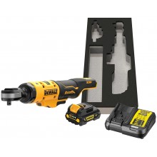 DeWALT DCF512D1G Aku ráčna s otevřenou hlavou 1/2" XR (1x2,0Ah/18V ) GFN, pěnová vložka