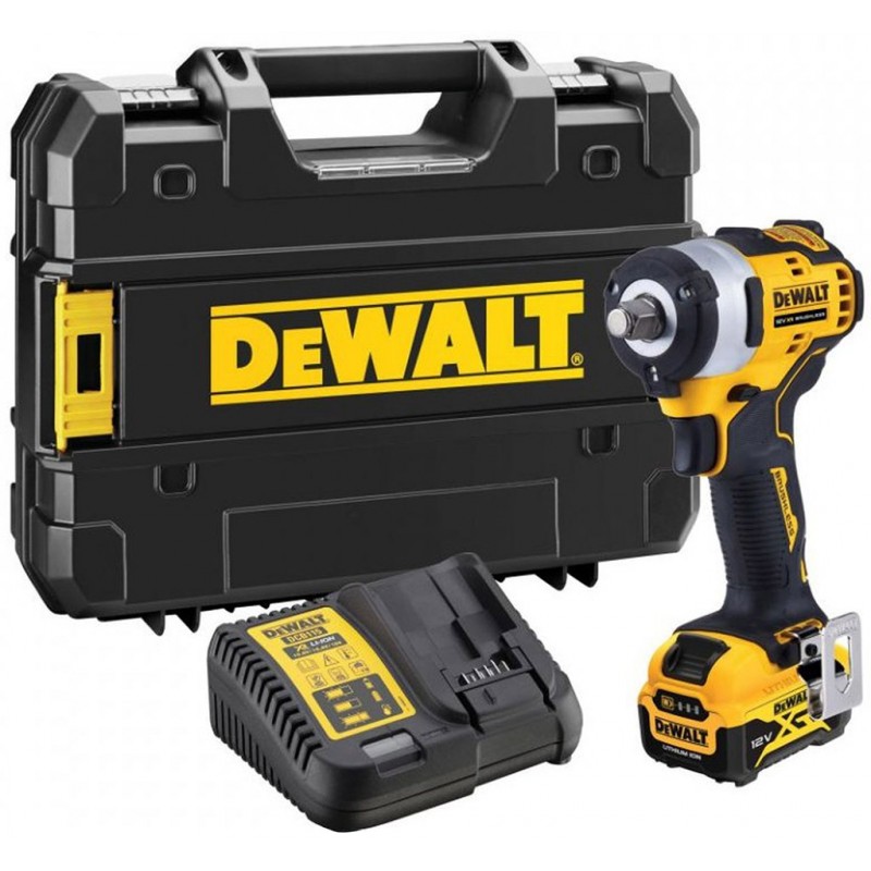 DeWALT DCF901P1 Aku rázový utahovák ( 1/2"/ 340Nm) (12V/1x5,0 Ah) kufr Tstak