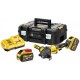 DeWALT DCG418X2 Aku úhlová bruska XR FlexVolt (54V/2x9,0Ah/125mm) kufr Tstak