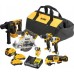 DeWALT DCK611P1D2 Kombo sada (DCD701+DCF801+DCS512+DCH072+DCS353+DCL510+ 1x5,0Ah + 2x 2,0Ah) Taška