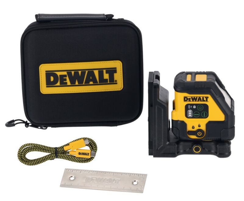 DeWALT DCLE14201GB Zelený USB laser s křížovým paprskem (Li-Ion) DeWALT DCLE14201GB Zelený USB laser s křížovým paprskem (Li-Ion)