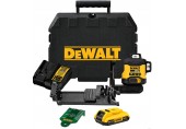 DeWALT DCLE34031D1 Aku Linkový laser 3 x 360°, zelený XR (18V/1x2,0Ah) Kufr