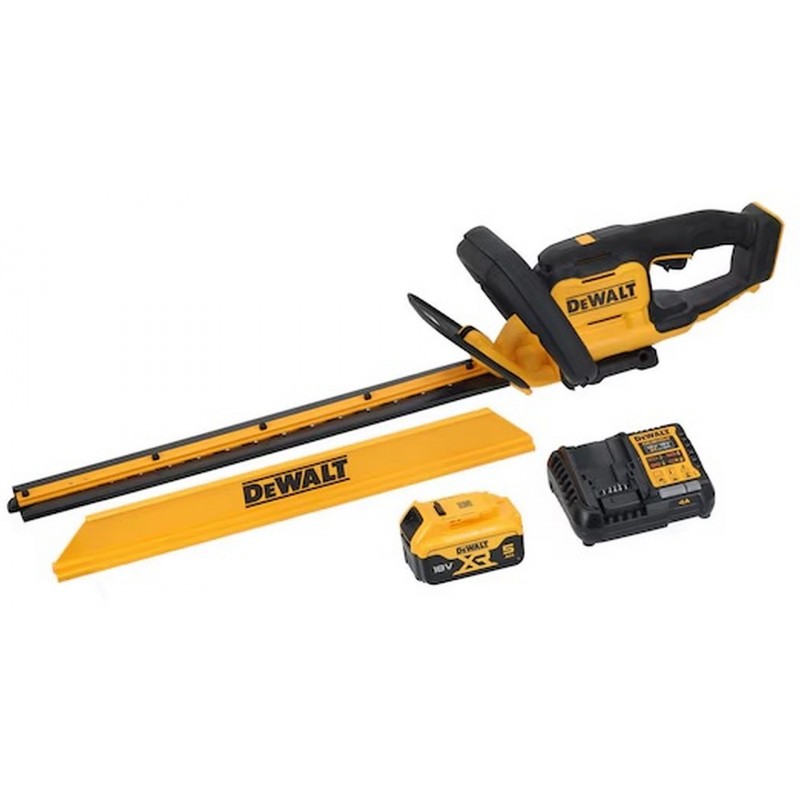 DeWALT DCMHT564P1-QW XR Nůžky na živé ploty 55 cm, 25 mm 18 V, (1x 5,0 Ah)